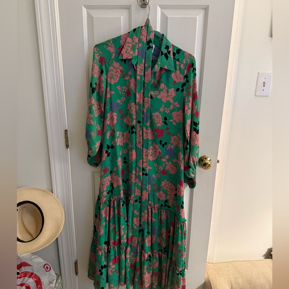 MISA green Esmee dress - Picture 4 of 8